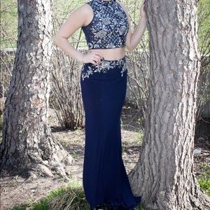 Navy Prom Dress
